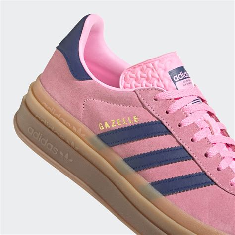 adidas gazelle sneaker pink|Adidas gazelle in pink platform.